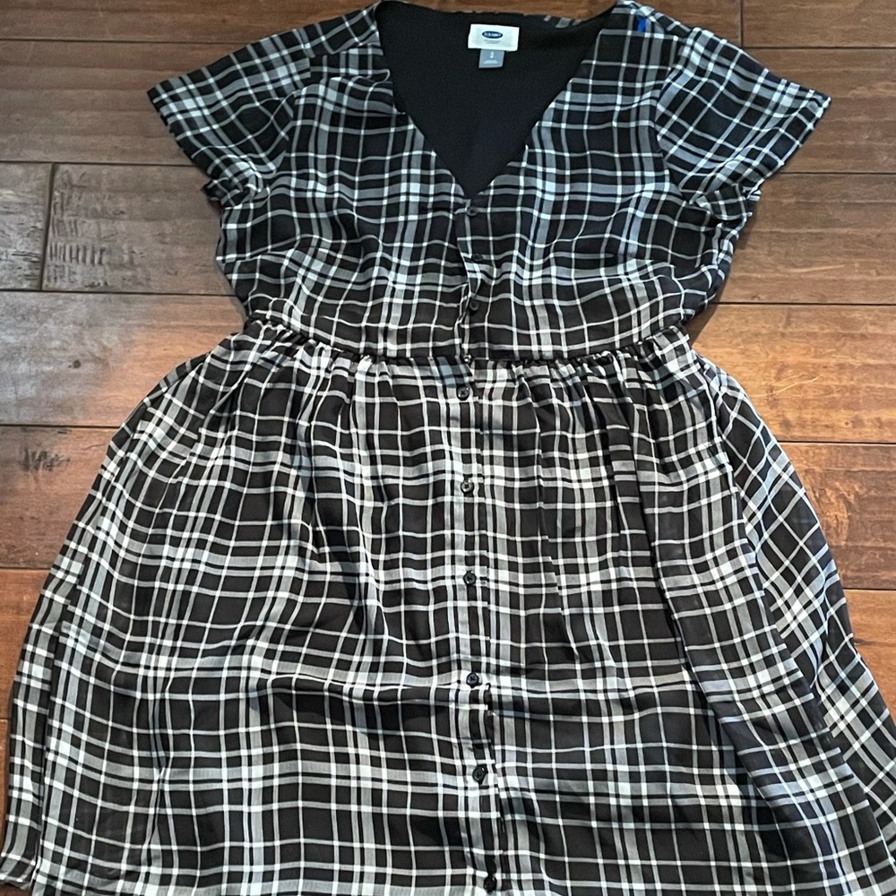 Old navy plaid dress